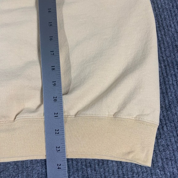 Purdue‎ Boilermakers Hoodie Mens Medium Beige Sweatshirt Embroidered Basketball - Picture 10 of 12